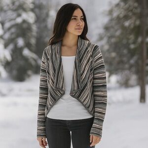 Kinross Cashmere COOGI *INSPIRED* Openfront Cardigan 100% Cashmere Size S